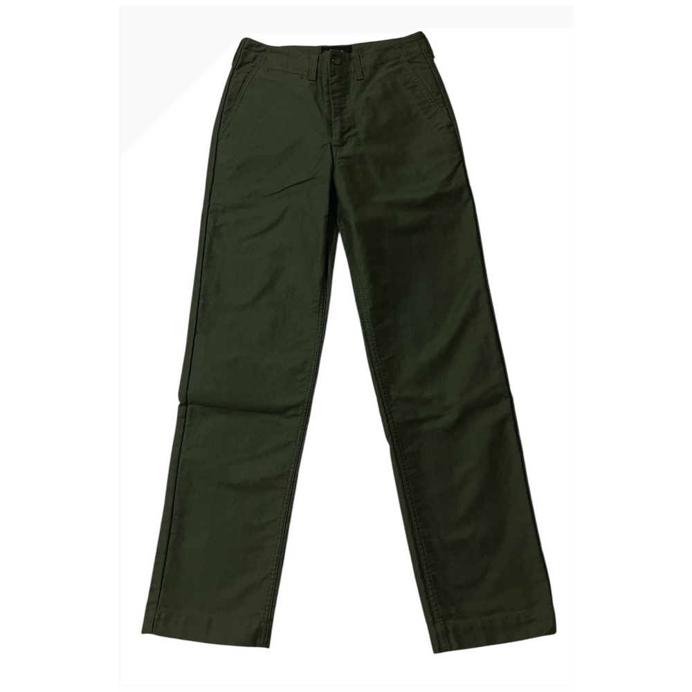 Deus Ex Machina Imperial Pant Mens Size 28 Pine Green Cordura Straight Leg Chino